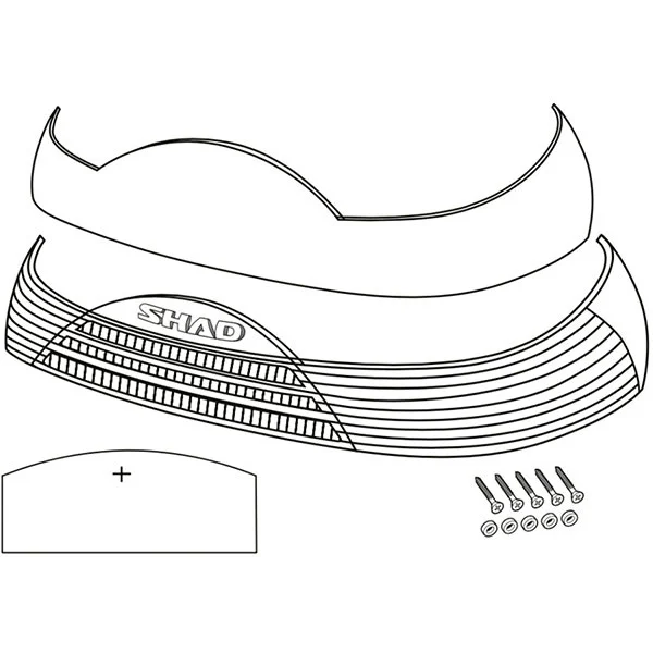 Shad Shad SH46 Replacement Red Reflectors - D1B465CAR