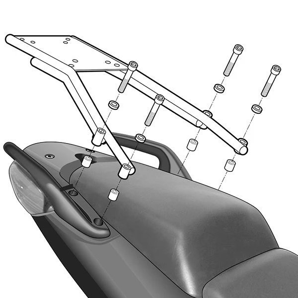 Shad Shad Top Box Fitting Kit H0CB10ST - Honda CBF1000 (10-13)