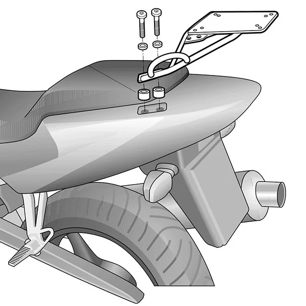 Shad Shad Top Box Fitting Kit H0CB61ST - Honda CBR600 F (01-08)