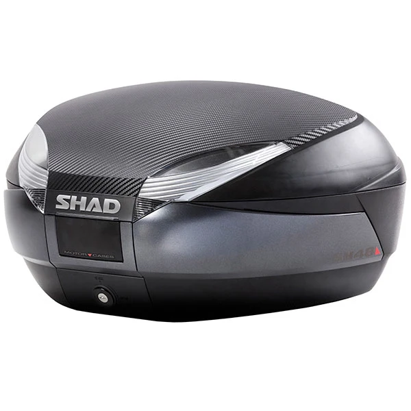 Shad Shad SH48 Top Case - Dark Grey / Carbon Cover and Backrest - 48 Litre
