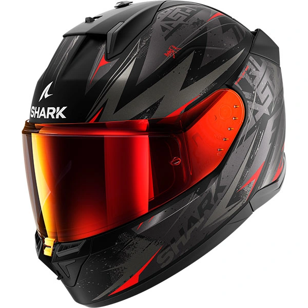 Shark Shark D-Skwal 3 - Blast-R Matt Black / Anthracite / Red