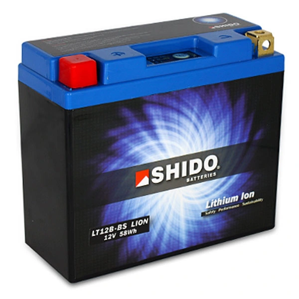 Shido Shido Lithium Motorcycle Battery - LT12B-BS LION