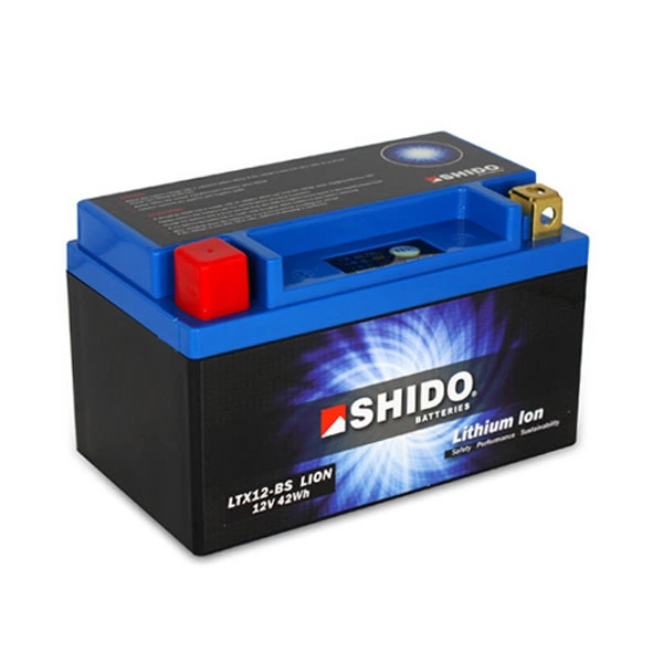 Shido Shido Lithium Motorcycle Battery - LTX12-BS LION
