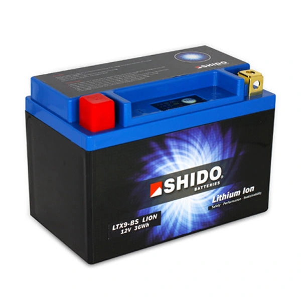Shido Shido Lithium Motorcycle Battery - LTX9-BS LION