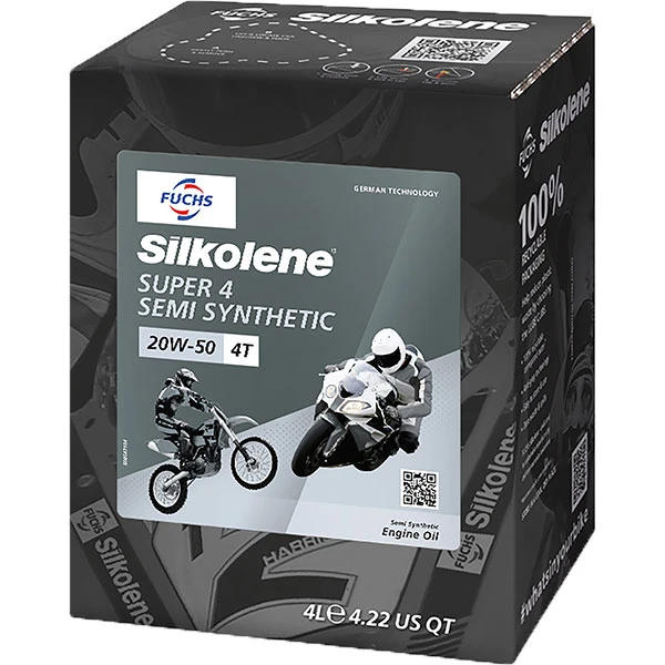 Silkolene Silkolene - Super 4 20W-50 Lube Cube - 4 Litre