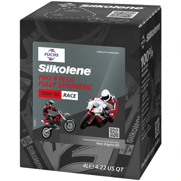 Silkolene Silkolene - Pro 4 Plus 10W-50 Lube Cube - 4 Litre