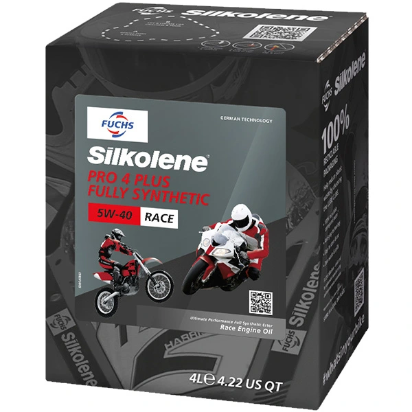 Silkolene Silkolene - Pro 4 Plus 5W-40 Lube Cube - 4 Litre