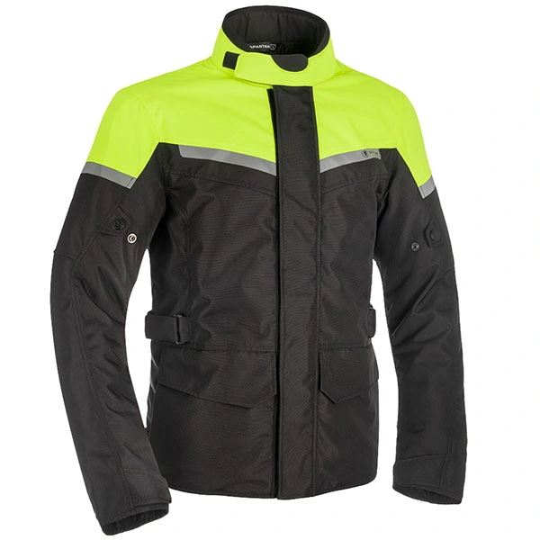 Oxford Spartan Oxford Spartan Waterproof Long Textile Jacket - Black / Fluo