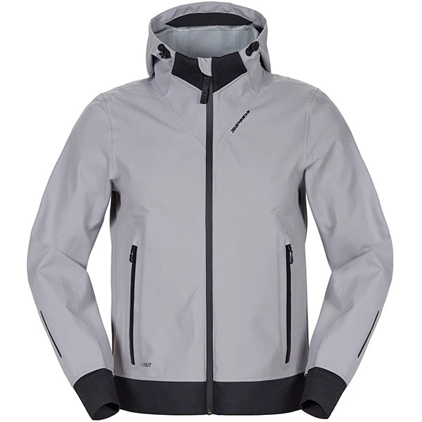 Spidi Spidi Hoodie Shell H2Out Textile Jacket - Titanium