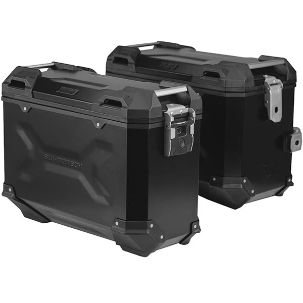 SW Motech SW Motech Trax Adv Black Aluminium 37L & 45L Case System - Triumph Tiger 1050 (06-12)