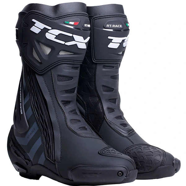 TCX TCX RT-Race Boots - Black / Dark Grey