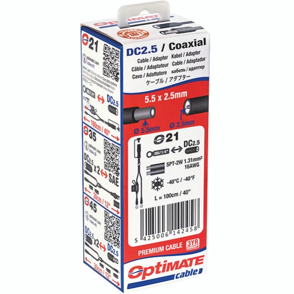 TecMate Tecmate Optimate Eyelet to DC Socket