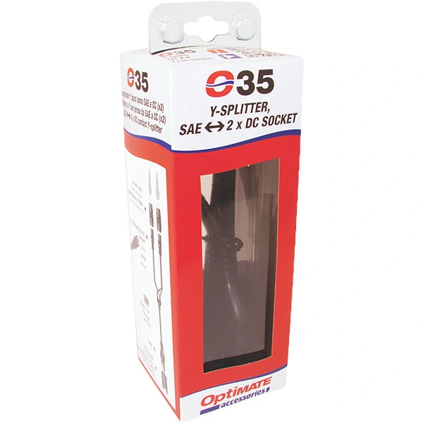 TecMate Tecmate Optimate Y-splitter SAE to 2 x DC Socket