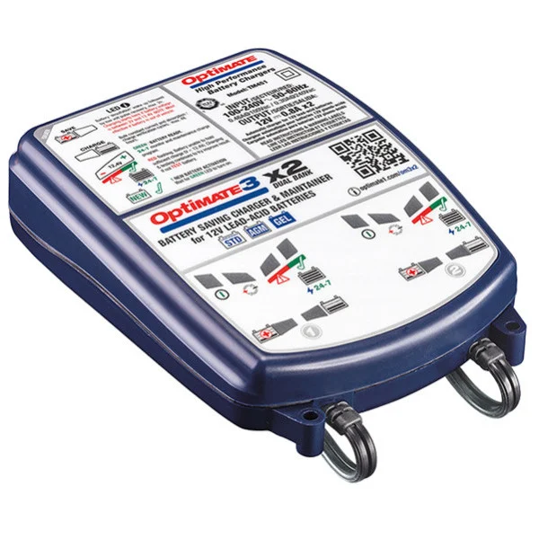 TecMate TecMate OptiMate 3 Dual Battery Optimiser (SAE)