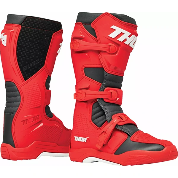 Thor Thor Blitz XR Boots - Red / Charcoal
