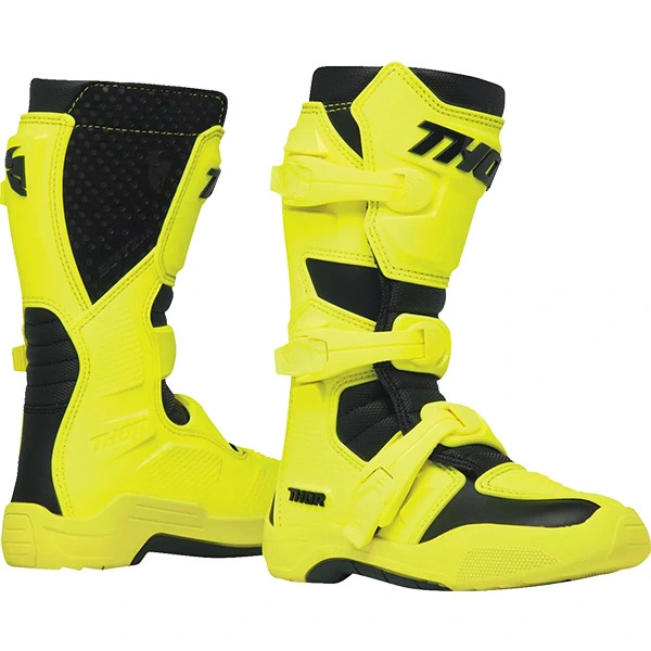 Thor Thor Youth Blitz XR Boots - Acid / Black