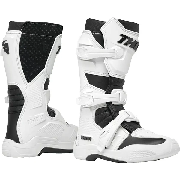 Thor Thor Youth Blitz XR Boots - White / Black