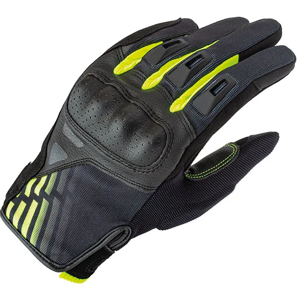 Tucano Urbano Tucano Urbano Stacca Textile Gloves - Black / Fluo Yellow