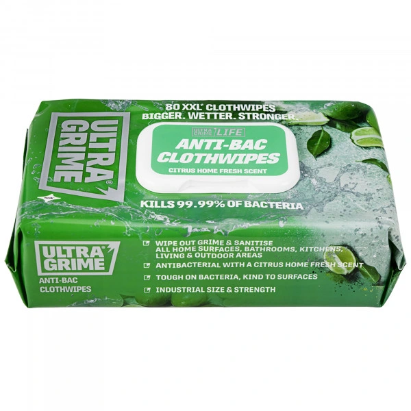 UltraGrime UltraGrime Life Cleaning Wipes - Anti-Bacterial