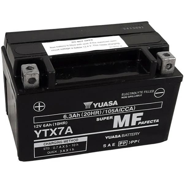 Yuasa Yuasa Motorcycle Battery - YTX7A
