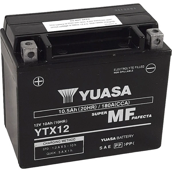 Yuasa Yuasa Motorcycle Battery - YTX12