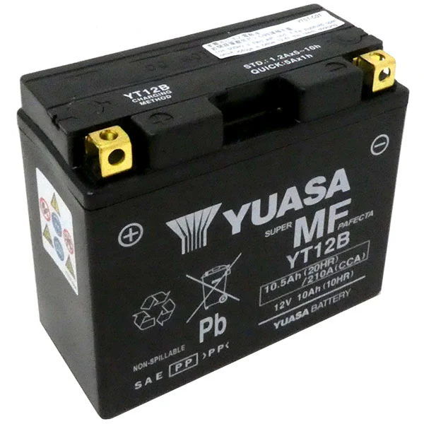 Yuasa Yuasa Motorcycle Battery - YT12B