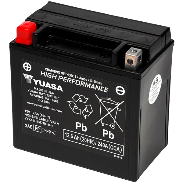 Yuasa Yuasa Motorcycle Battery YTX14H