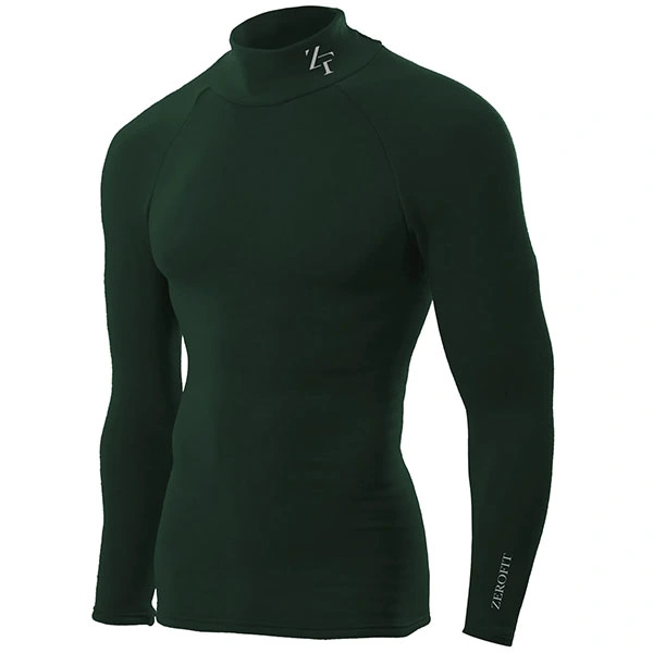 Zerofit Zerofit Heatrub Ultimate Base Layer Long Sleeve Shirt - Forest Green