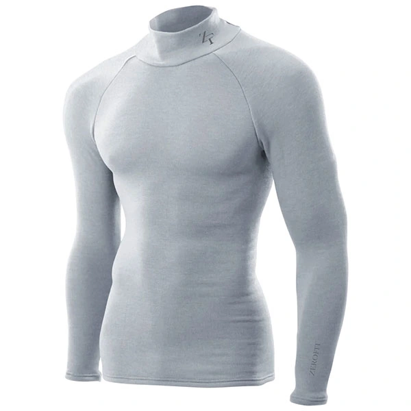 Zerofit Zerofit Heatrub Ultimate Base Layer Long Sleeve Shirt - Grey