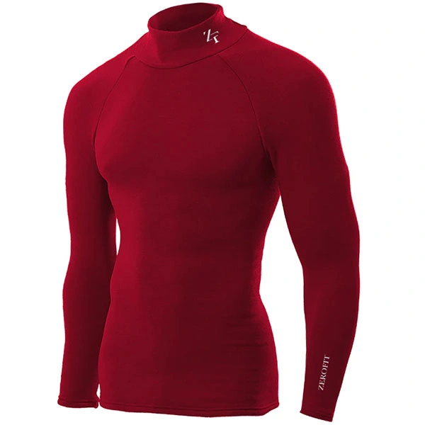 Zerofit Zerofit Heatrub Ultimate Base Layer Long Sleeve Shirt - Red