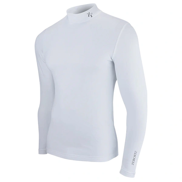 Zerofit Zerofit Heatrub Move Base Layer Long Sleeve Shirt - White